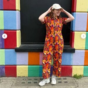 Lucy&Yak leopard jumpsuit UK18 NWOT